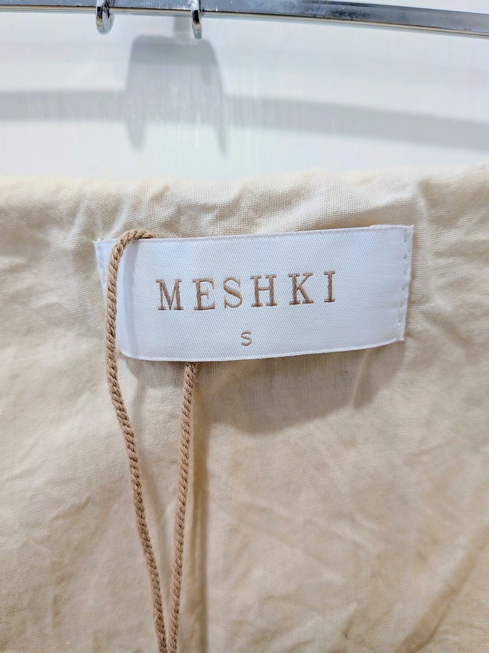NWOT Meshki Linen Blend Mini Skirt | Small - Picture 3 of 4
